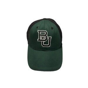 BAYLOR BEARS Adult Embroidered Green/Black Cap BY Captivating Head Gear One Size